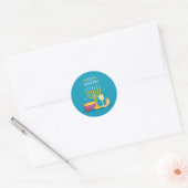 Rosh Hashanah Runder Aufkleber (Umschlag)