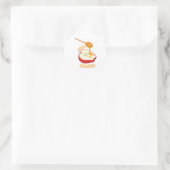 Rosh Hashanah Runder Aufkleber (Tasche)