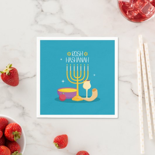 Rosh Hashanah Serviette (Beispiel)