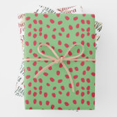 Rosh Hashanah | Shana Tova Fun & Festive Style 3 Geschenkpapier Set (Beispiel)