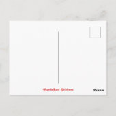 Rosh Hashanah Shana Tova Jüdisches neues Jahr wüns Postkarte (Rückseite)