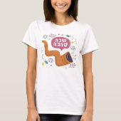 Rosh Hashanah Shofar und Symbole in lebhaften Farb T-Shirt (Vorderseite)