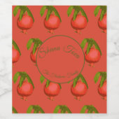 Rosh Hashanah Sweet Pomegranate Jüdisches Neujahr Weinetikett (Einzelnes Label)