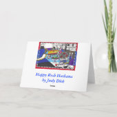 Rosh Hashanah Tabelle Feiertagskarte (Rückseite)