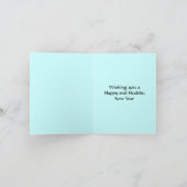 Rosh Hashanah - Vintages jüdisches Neujahr Feiertagskarte (Innenseite)