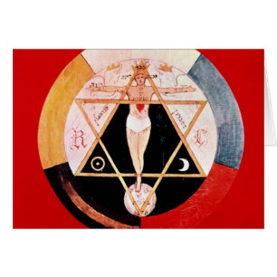 Rosicrucian Symbol des hermetischen Auftrages