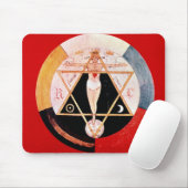 Rosicrucian Symbol des hermetischen Auftrages Mousepad (Mit Mouse)