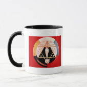 Rosicrucian Symbol des hermetischen Auftrages Tasse (Links)