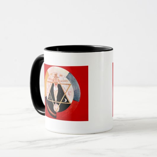 Rosicrucian Symbol des hermetischen Auftrages Tasse (Vorderseite Links)