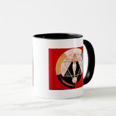 Rosicrucian Symbol des hermetischen Auftrages Tasse (VorderseiteRechts)