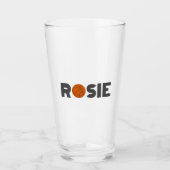 Rosie Basketball Glas (Vorderseite)