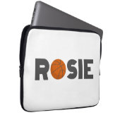 Rosie Basketball Laptopschutzhülle (Vorne Rechts)
