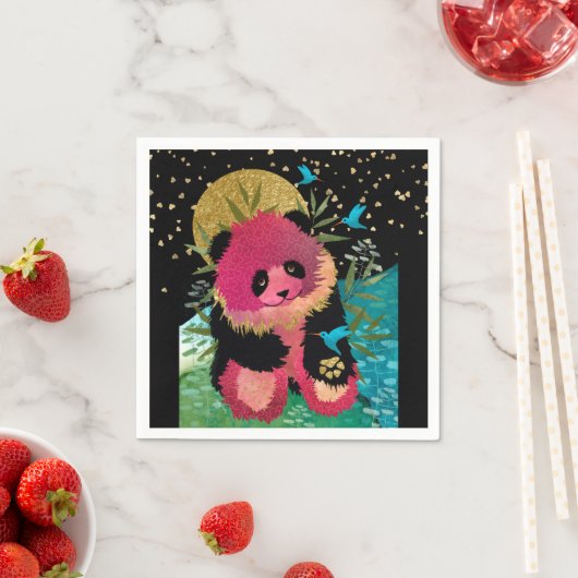 ROSIE BEAR panda-paper napkins Serviette (Beispiel)