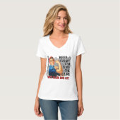 Rosie behalten ruhiges Parkinsons T-Shirt (Vorderseite Vollansicht)