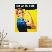 Rosie das Riveter GOTV Poster (Küche)