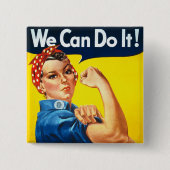 Rosie das Rivetter Button (Vorderseite)