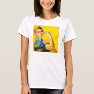 Rosie den Riveter "Wir können es schaffen" pixeldo T-Shirt