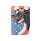 Rosie der Nieteneinschläger Badematte (Vorderseite Vertikal)