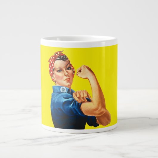 Rosie der Nieteneinschläger Jumbo-Tasse (Vorderseite)
