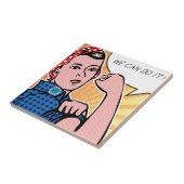 Rosie der Nieteneinschläger können wir ihn tun! Fliese (Seite)