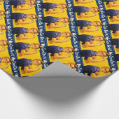 Rosie der Nieteneinschläger können wir ihn tun! Geschenkpapier (Ecke)