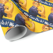 Rosie der Nieteneinschläger können wir ihn tun! Geschenkpapier (Rolleneckpunkt)