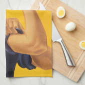 Rosie der Nieteneinschläger können wir ihn tun! Handtuch (Viertel Falte)