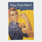 Rosie der Nieteneinschläger können wir ihn tun! Handtuch (Vertikal)