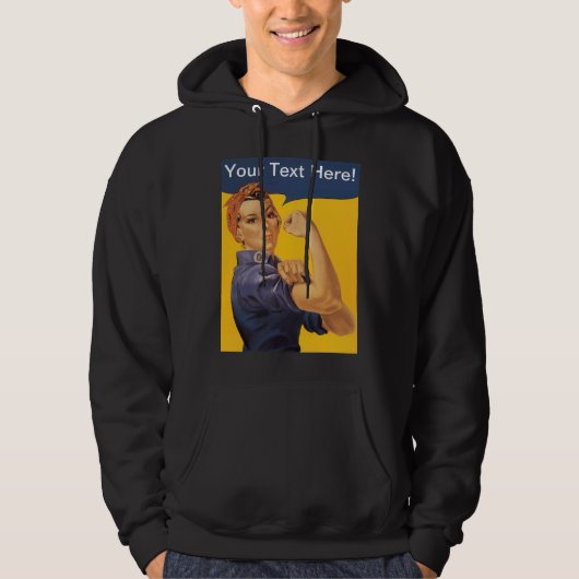 Rosie der Nieteneinschläger können wir ihn tun! Hoodie (Vorderseite)