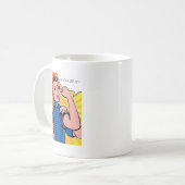 Rosie der Nieteneinschläger können wir ihn tun! Kaffeetasse (Vorderseite Links)