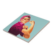 Rosie der Nieteneinschläger - Krebs-Rosa Fliese (Seite)