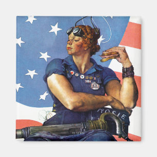 "Rosie der Nieteneinschläger " Magnet