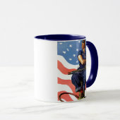 Rosie der Nieteneinschläger Tasse (VorderseiteRechts)