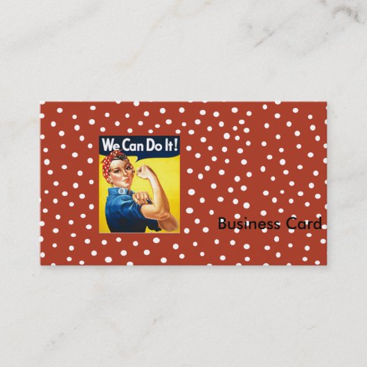 Rosie der Nieteneinschläger Visitenkarte (Vorderseite)