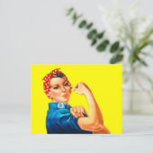 Rosie der Nieteneinschläger - wir können ihn, Postkarte (Stehend Vorderseite)