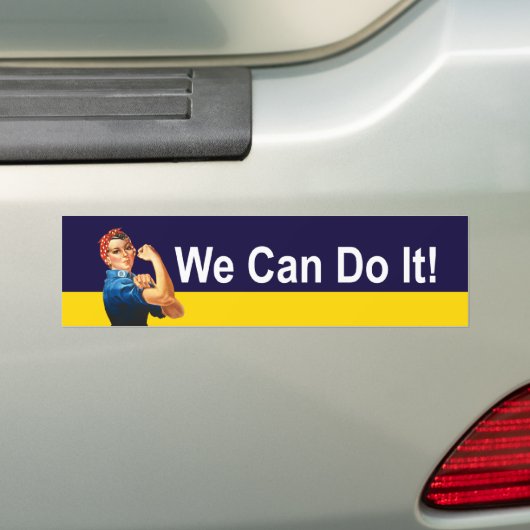 Rosie der Nieteneinschläger - wir können ihn tun! Autoaufkleber (Auf Auto)