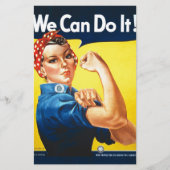 Rosie der Nieteneinschläger - "wir können ihn tun! Briefpapier (Vorderseite)