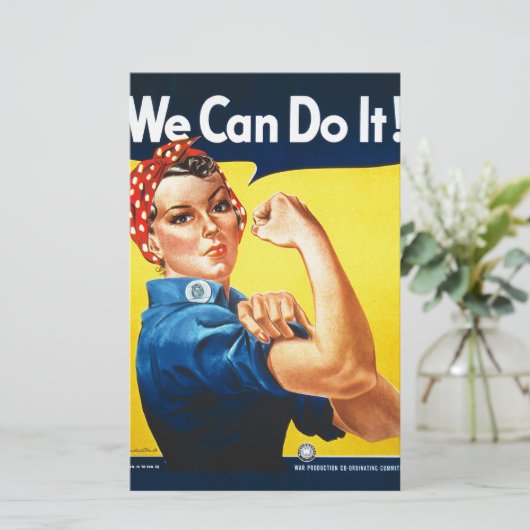 Rosie der Nieteneinschläger - "wir können ihn tun! Briefpapier (Stehend Vorderseite)