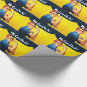 Rosie der Nieteneinschläger "wir können ihn tun! " Geschenkpapier (Ecke)