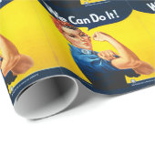 Rosie der Nieteneinschläger "wir können ihn tun! " Geschenkpapier (Rolleneckpunkt)