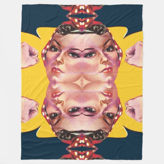 Rosie des Nieters Fleecedecke (Vorderseite)