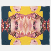 Rosie des Nieters Fleecedecke (Vorderseite (Horizontal))