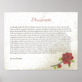 Rosie DESIDERATA Poster (Vorne)