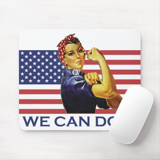 Rosie die Nieteneinschläger-Mausunterlage Mousepad (Mit Mouse)