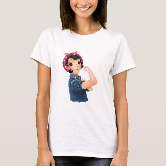 rosie die Nieteneinschlägerfrauen können wir es T-Shirt (Vorderseite)
