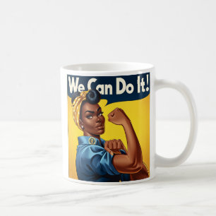 Rosie die Nieterin Afroamerikanische Dame Kaffeetasse