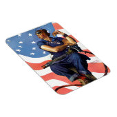 "Rosie die Nieterin" Magnet (Rechte Seite)