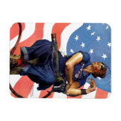 "Rosie die Nieterin" Magnet (Horizontal)