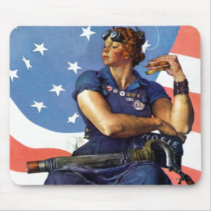 Rosie die Nieterin Mousepad