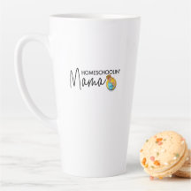 "Rosie" Homeschoolin Mama Latte Tasse